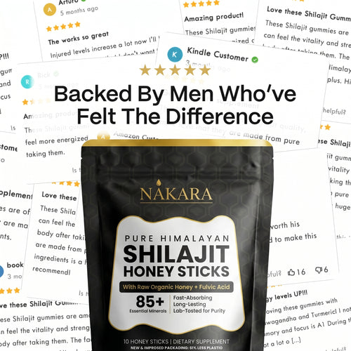 NAKARA Pure Himalayan Shilajit Honey Sticks