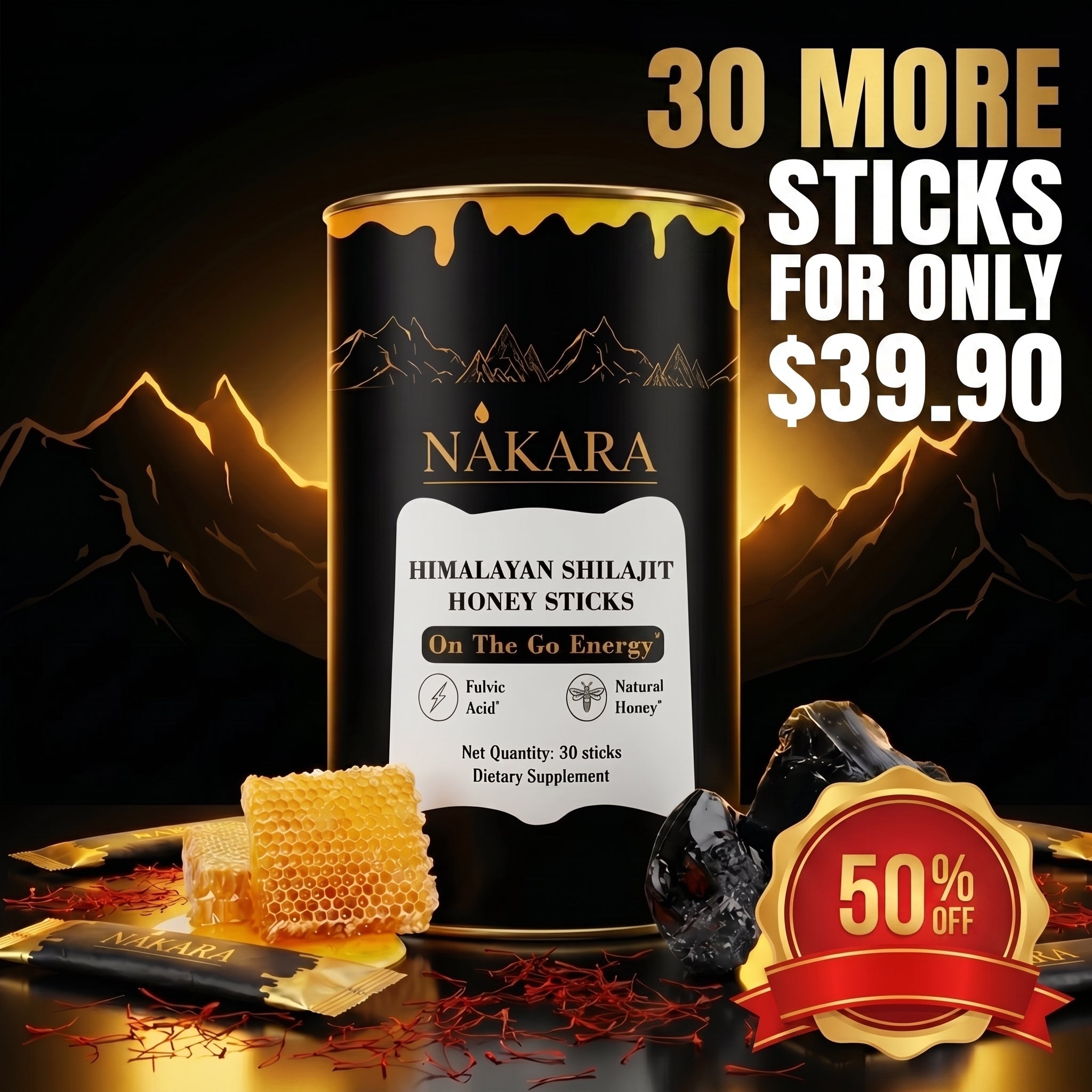 NAKARA MAGIC HONEY (30 sticks pack)