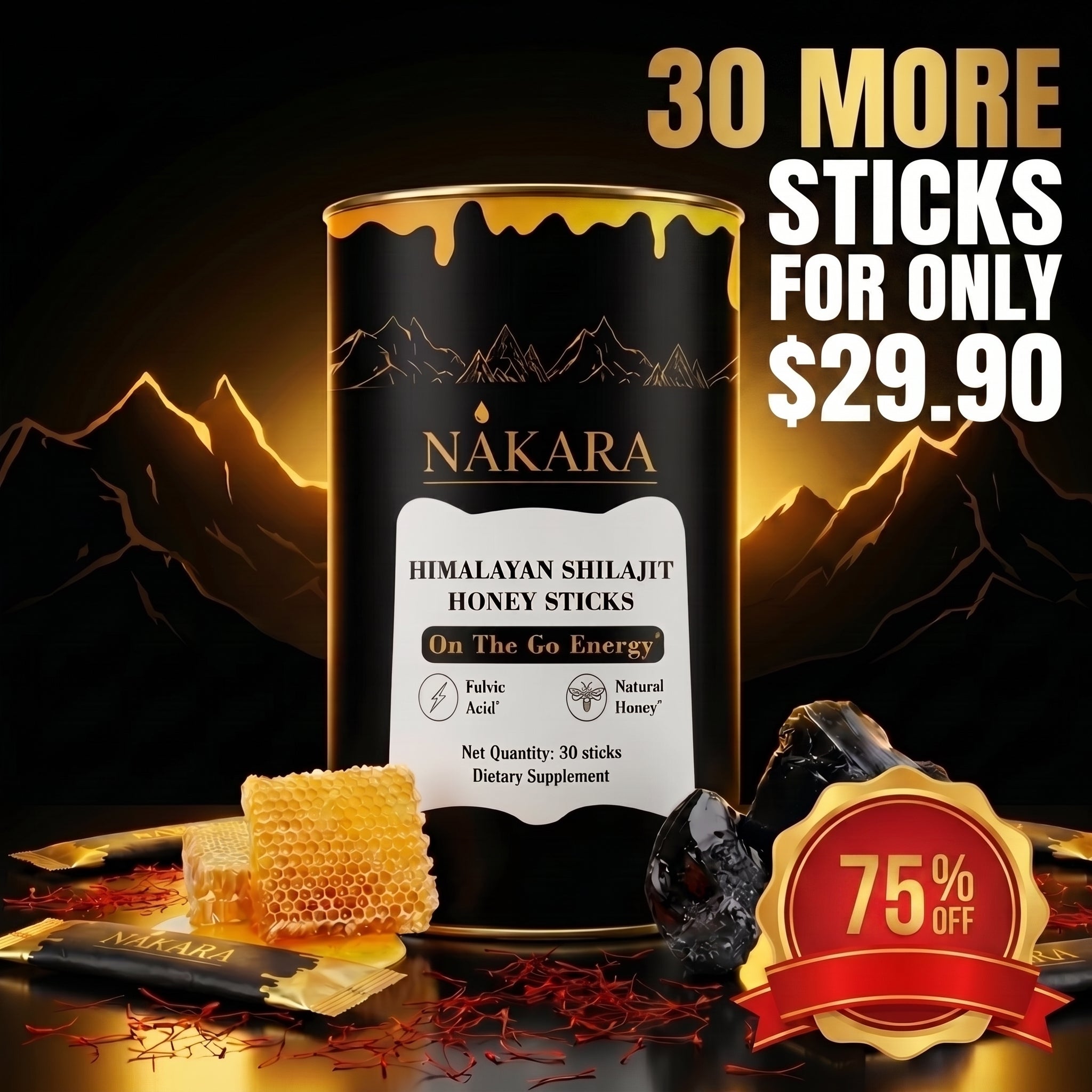 NAKARA MAGIC HONEY (30 sticks pack)